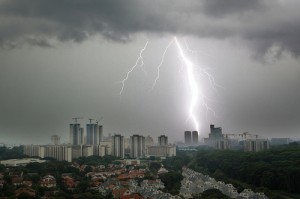 Lightning Over Singapore